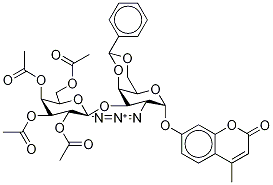 4-MethyluMbelliferyl 2-Azido-2-deoxy-3-O-(tetra-O-acetyl-β-D-galactopyranosyl)-4,6-O-phenylMethylene-α-D-galactopyranoside CAS#: 1147438-61-6
