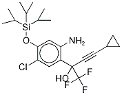 2-Amino-5-chloro-α-(cyclopropylethynyl)-4-isopropylsilyloxy-α-(trifluoromethyl)benzenemethanol CAS#: 1159977-02-2