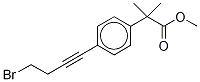4-(4-Bromo-1-butyn-1-yl)-α,α-dimethyl-benzeneacetic Acid Methyl Ester CAS#: 1159977-16-8