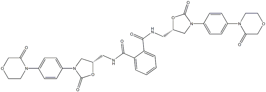 1,2-BenzenedicarboxaMide, N1,N2-bis[[(5S)-2-oxo-3-[4-(3-oxo-4-Morpholinyl)phenyl]-5-oxazolidinyl]Methyl]- CAS#: 1365267-36-2