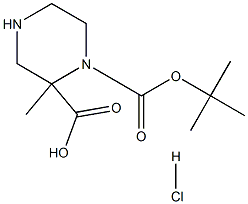 1,2-Piperazinedicarboxylic acid, 1-(1,1-diMethylethyl) 2-Methyl ester, hydrochloride (1:1) CAS#: 1269449-40-2