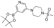 1-(methylsulfonyl)-4-(5-(4,4,5,5-tetramethyl-1,3,2-dioxaborolan-2-yl)pyridin-3-yl)piperazine CAS#: 1201644-34-9