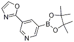 2-(5-(4,4,5,5-tetramethyl-1,3,2-dioxaborolan-2-yl)pyridin-3-yl)oxazole CAS#: 1201644-46-3