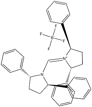 (2R,5R)-1-(((2R,5R)-2,5-Diphenylpyrrolidin-1-yl)methylene)-2,5-diphenylpyrrolidinium tetrafluoroborate CAS#: 1204324-09-3