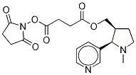 rac-trans 3’-Hydroxymethylnicotine Hemisuccinate N-Hydroxysuccinimide Ester CAS#: 1207282-60-7