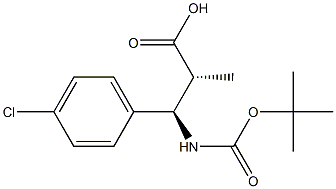 (2R, 3R)-3-(Boc-amino)-2-methyl-3-(4-chlorophenyl)propionic acid CAS#: 1217443-77-0