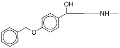 2-Methylamino-1-(4’-benzyloxyphenyl)phenyl)ethanol-13C2,15N CAS#: 1219216-73-5