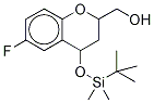 4-tert-Butyldimethylsilyloxy-6-fluoro-2-hydroxymethyl-3,4-dihydro-2H-1-benzopyran (Mixture of Diastereomers) CAS#: 1286156-10-2