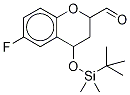 4-tert-Butyldimethylsilyloxy-6-fluoro-2-formyl-3,4-dihydro-2H-1-benzopyran (Mixture of Diastereomers) CAS#: 1286400-05-2
