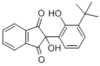 1,3-Indandione, 2-(3-tert-butyl-2-hydroxyphenyl)-2-hydroxy- CAS#: 71313-34-3