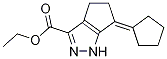 6-Cyclopentylidene-1,4,5,6-tetrahydro-cyclopentapyrazole-3-carboxylic acid ethyl ester CAS#: 1313712-62-7