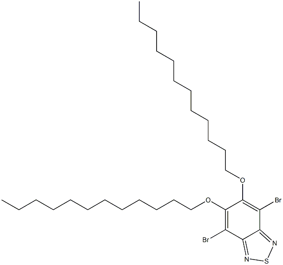 2,1,3-Benzothiadiazole, 4,7-dibroMo-5,6-bis(dodecyloxy)-4,7-DibroMo-5,6-bis(dodecyloxy)benzo-2,1,3-thiadiazole CAS#: 1313876-00-4