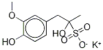 α,4-Dihydroxy-3-methoxy-α-methyl-benzeneethanesulfonic Acid Potassium Salt CAS#: 1316753-66-8