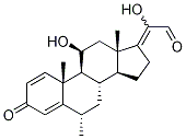 (6α,11β)-11,20-Dihydroxy-6-Methyl-3-oxopregna-1,4,17(20)-trien-21-al CAS#: 1338549-02-2