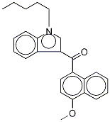 1-(Pentyl-d11)-3-(4-Methoxynaphthoyl)indoleJWH 081-d11 CAS#: 1346602-60-5