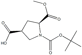(3S,5S)-1-(tert-butoxycarbonyl)-5-(methoxycarbonyl)pyrrolidine-3-carboxylic acid CAS#: 1378388-35-2