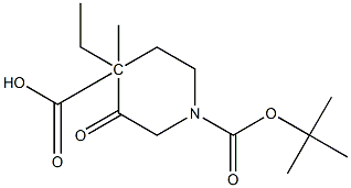 1,4-Piperidinedicarboxylic acid, 4-methyl-3-oxo-, 1-(1,1-dimethylethyl) 4-ethyl ester CAS#: 1168153-63-6
