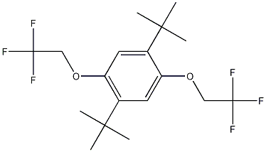 1,4-di-tert-butyl-2,5-bis(2,2,2-trifluoroethoxy)benzene CAS#: 1147737-68-5