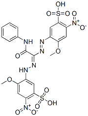 1,5-bis(2-methoxy-4-nitro-5-sulfophenyl)-3-((phenylamino)carbonyl)formazan CAS#: 70709-62-5
