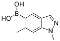 1,6-Dimethyl-1H-indazole-5-boronic acid CAS#: 1310383-74-4