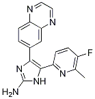 1H-IMidazol-2-aMine, 5-(5-fluoro-6-Methyl-2-pyridinyl)-4-(6-quinoxalinyl)- CAS#: 1132610-46-8
