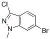 1H-Indazole, 6-broMo-3-chloro-1-Methyl- CAS#: 1243472-33-4