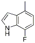 1H-Indole, 7-fluoro-4-Methyl- CAS#: 1268052-65-8