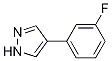 1H-Pyrazole, 4-(3-fluorophenyl)- CAS#: 1196145-51-3