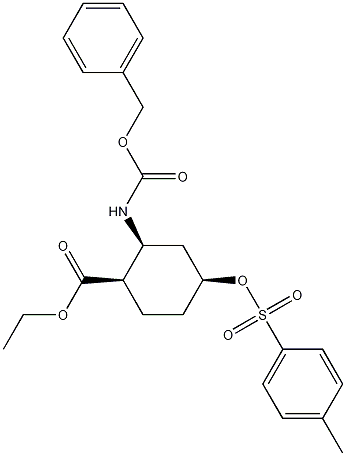 (1R*,2S*,4S*)-2-Benzyloxycarbonylamino-4-(toluene-4-sulfonyloxy)-cyclohexanecarboxylic acid ethyl ester CAS#: 1212242-37-9