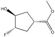 (1S,3S,4S)-Methyl 3-fluoro-4-hydroxycyclopentanecarboxylate CAS#: 1214921-49-9