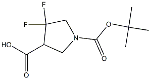 1(tertbutoxycarbonyl)4,4difluoropyrrolidine3carboxylic acid CAS#: 1196145-11-5