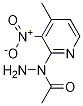 2-(1-Acetylhydrazino)-3-nitro-4-picoline CAS#: 1215205-33-6