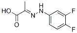 2-(2-(3,4-difluorophenyl)hydrazono)propanoic acid CAS#: 1245652-55-4