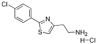 2-(2-(4-Chlorophenyl)thiazol-4-yl)ethanaMine HCl CAS#: 1187830-55-2