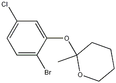 2-(2-Bromo-5-chlorophenoxy)methyltetrahydro-2H-pyran CAS#: 1257664-96-2