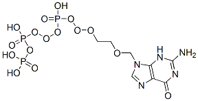 [[2-[(2-amino-6-oxo-3H-purin-9-yl)methoxy]ethoxy-hydroxy-phosphoryl]ox y-hydroxy-phosphoryl]oxyphosphonic acid CAS#: 72235-82-6