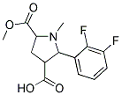 2-(2,3-DIFLUOROPHENYL)-5-(METHOXYCARBONYL)-1-METHYL-3-PYRROLIDINECARBOXYLIC ACID CAS#: 1096442-76-0