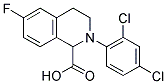 2-(2,4-DICHLORO-PHENYL)-6-FLUORO-1,2,3,4-TETRAHYDRO-ISOQUINOLINE-1-CARBOXYLIC ACID CAS#: 1260637-71-5