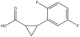 2-(2,5-difluorophenyl)cyclopropanecarboxylic acid CAS#: 1157698-34-4