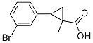 2-(3-BroMo-phenyl)-1-Methyl-cyclopropanecarboxylic acid CAS#: 1268034-38-3
