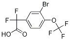 2-(3-Bromo-4-(trifluoromethoxy)phenyl)-2,2-difluoroacetic acid CAS#: 1133116-05-8