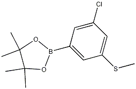 2-(3-Chloro-5-(methylthio)phenyl)-4,4,5,5-tetramethyl-1,3,2-dioxaborolane CAS#: 1256360-24-3