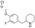 2-(3-FLUORO-4-METHOXY-BENZYL)-PIPERIDINE HYDROCHLORIDE CAS#: 1170364-71-2