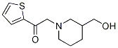 2-(3-HydroxyMethyl-piperidin-1-yl)-1-thiophen-2-yl-ethanone CAS#: 1247503-83-8