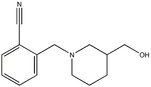 2-(3-HydroxyMethyl-piperidin-1-ylMethyl)-benzonitrile CAS#: 1156672-42-2