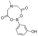 2-(3-Hydroxyphenyl)-6-methyl-1,3,6,2-dioxazaborocane-4,8-dione CAS#: 1257724-90-5