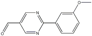 2-(3-Methoxyphenyl)pyrimidine-5-carboxaldehye CAS#: 1119398-70-7