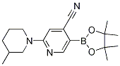 2-(3-Methylpiperidin-1-yl)-5-(4,4,5,5-tetraMethyl-1,3,2-dioxaborolan-2-yl)isonicotinonitrile CAS#: 1356087-25-6
