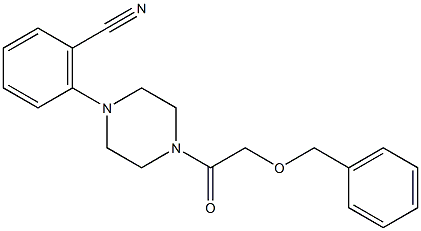 2-(4-(2-(Benzyloxy)acetyl)piperazin-1-yl)benzonitrile CAS#: 1242443-29-3