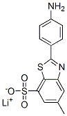 2-(4-Aminophenyl)-5-methyl-7-benzothiazolesulfonic acid lithium salt CAS#: 71002-31-8